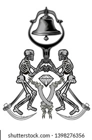 Bell and Hammer. Old Skull