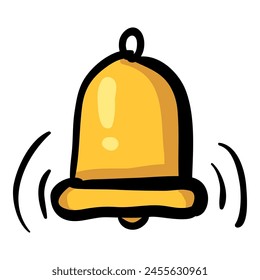 Bell Hand Drawn Doodle Icon