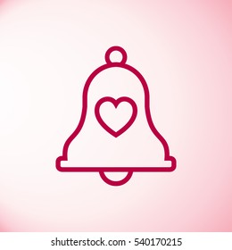 Bell with heart icon