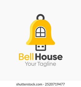 Bell House Logo Design-Vorlage. Gut für Unternehmen, Agentur, Gemeinschaft und Organisation