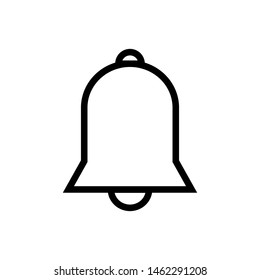 Bell Icon. Alarm Illustration As A Simple Vector & Trendy Symbol for Design and Websites, Presentation or Mobile Application.
