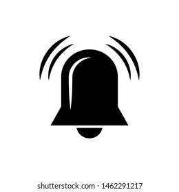 Bell Icon. Alarm Illustration As A Simple Vector & Trendy Symbol for Design and Websites, Presentation or Mobile Application.
