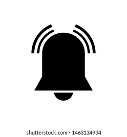 Bell Icon. Alarm Illustration As A Simple Vector & Trendy Symbol for Design and Websites, Presentation or Mobile Application.