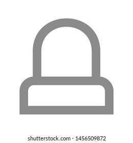 Bell icon. alarm sign isolated sign symbol vector illustration - vector 