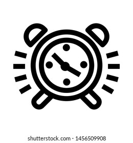 Bell icon. alarm sign isolated sign symbol vector illustration - vector 