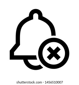 Bell icon. alarm sign isolated sign symbol vector illustration - vector 