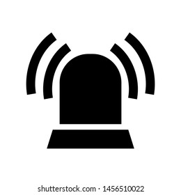 Bell icon. alarm sign isolated sign symbol vector illustration - vector 