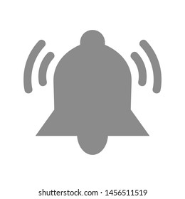 Bell icon. alarm sign isolated sign symbol vector illustration - vector 