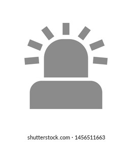 Bell icon. alarm sign isolated sign symbol vector illustration - vector 