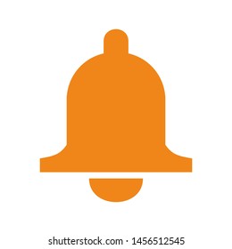 Bell icon. alarm sign isolated sign symbol vector illustration - vector 