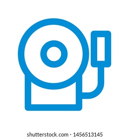Bell icon. alarm sign isolated sign symbol vector illustration - vector 
