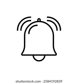 Bell icon Art design illustration