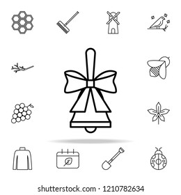 bell icon. autumn icons universal set for web and mobile