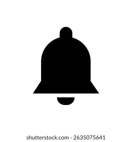 Ícone de Campainha Preto cor vetor arte