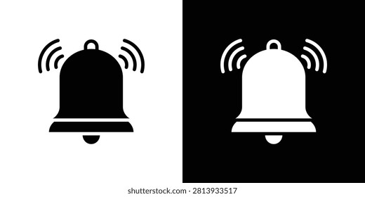 Bell icon black symbol group