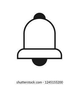 Bell icon. Christmas bell