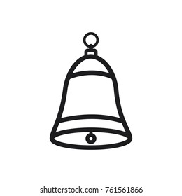 bell icon, christmas bell icon 