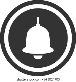Bell icon , circle sign design