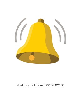 bell icon of color style design vector template