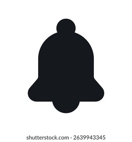 Bell icon. Colored vector illustration.