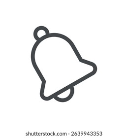 Bell icon. Colored vector illustration.