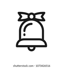 Bell icon concept. Available in vector. Linear style.