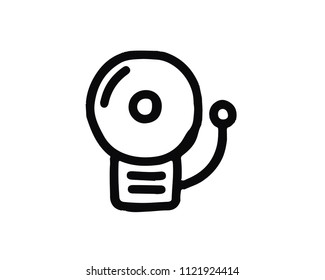 bell icon design illustration,hand drawn style design, designed for web and app