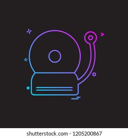 Bell icon design vector
