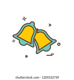 Bell icon design vector