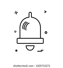 Bell icon design vector