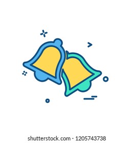 Bell icon design vector