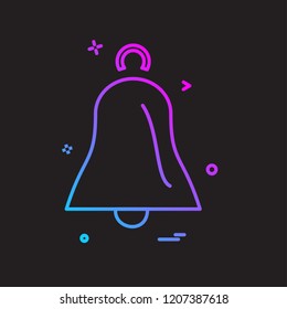 Bell icon design vector