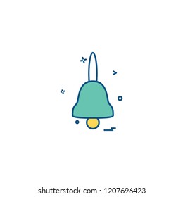Bell icon design vector 