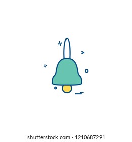 Bell icon design vector 