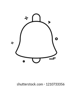 Bell icon design vector 