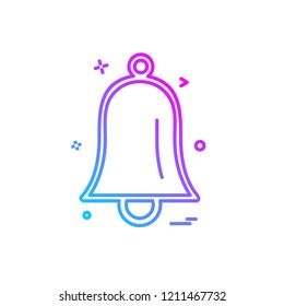Bell icon design vector
