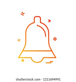Bell icon design vector