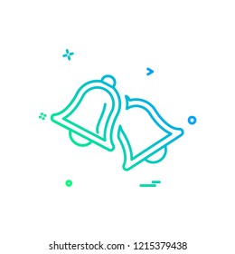 Bell icon design vector