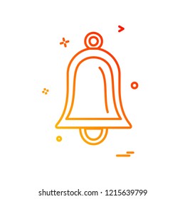 Bell icon design vector