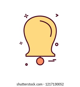 Bell icon design vector