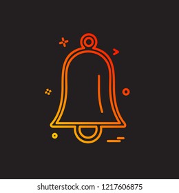 Bell icon design vector