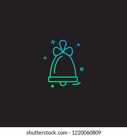 Bell icon design vector 