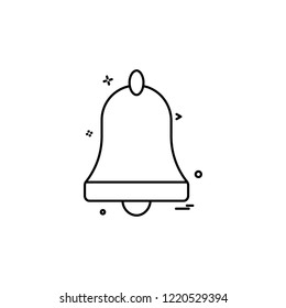 Bell icon design vector