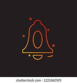 Bell icon design vector