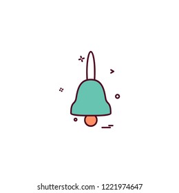 Bell icon design vector 
