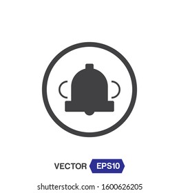 Bell Icon Design  Vector Illustration