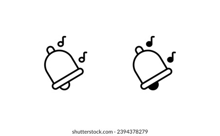 Bell icon design with white background stock illustration