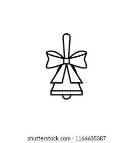 bell icon. Element of autumn icon for mobile concept and web apps. Thin line bell icon can be used for web and mobile