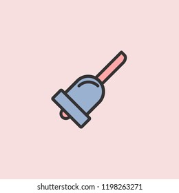 Bell icon. Element of color education for mobile concept and web apps illustration. Thin line icon for website design and development, app development