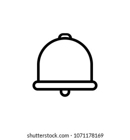 bell icon. Element of minimalistic icons for mobile concept and web apps. Thin line icon for website design and development, app development